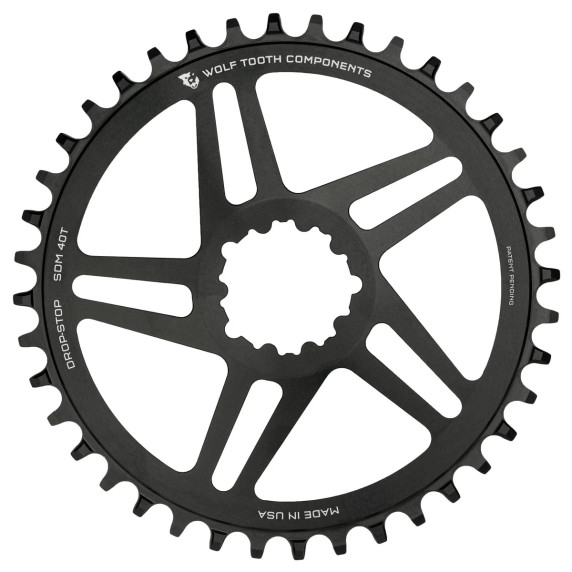 Wolf Tooth SRAM 3-Bolt Direct Mount Chainring For Gravel/Road Drop-Stop B