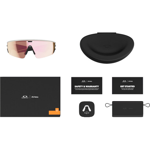 Oakley Meta Vanguard White With Prizm Rose Gold Lens