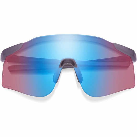 Smith Defy Sunglasses Matte Meteorite Crystal W/ ChromaPop Low Light Rose Blue Mirror Lens