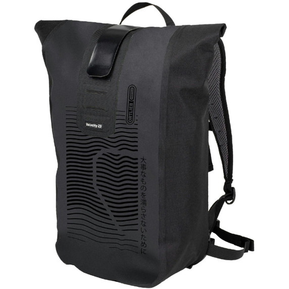 Ortlieb Velocity Daypack 23L Design Aqua Black Matte