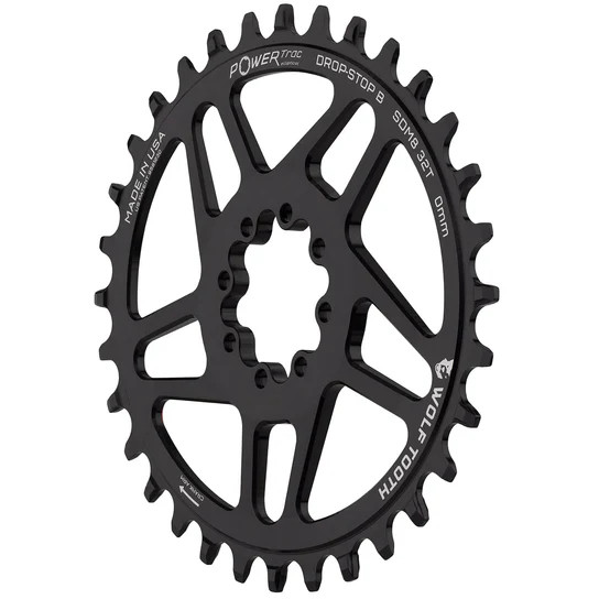 Wolf Tooth SRAM 8-Bolt Direct Mount Elliptical Chainring For MTB Dropstop ST