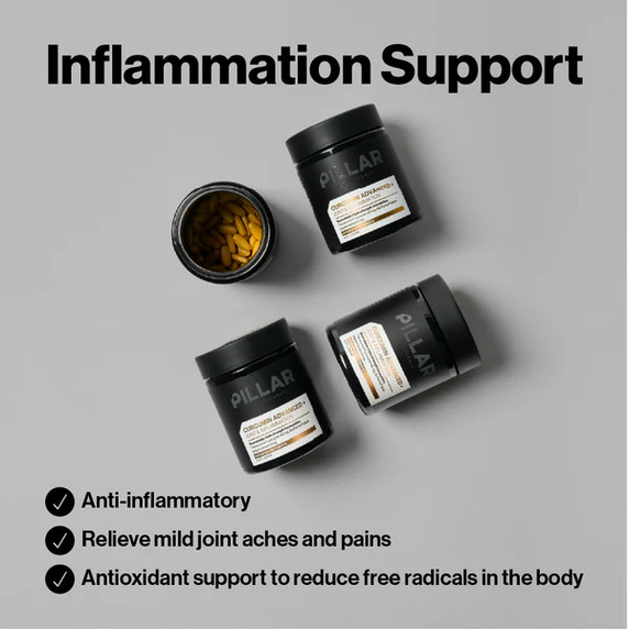PILLAR Performance Curcumin Advanced+ 60 Tablets