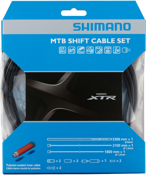 Shimano XTR SL-M9000 Polymer Coated MTB Shift Cable Set Black