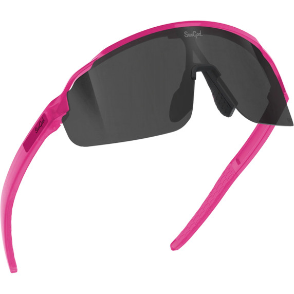 Sungod FORTY2s Sunglasses Aurora Pink with Smoke Lens