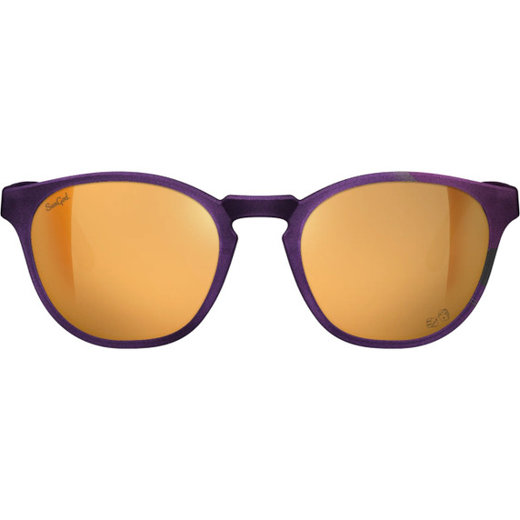 Sungod McLaren F1 Team Las Vegas Miras Sunglasses Iridescent Purple with Gold Lens