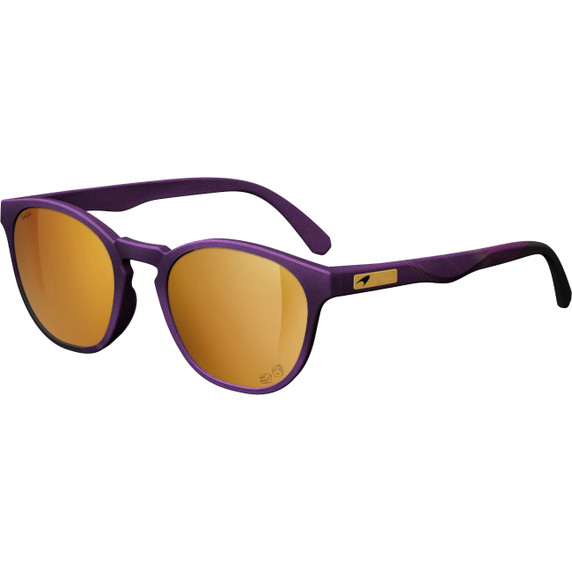 Sungod McLaren F1 Team Las Vegas Miras Sunglasses Iridescent Purple with Gold Lens