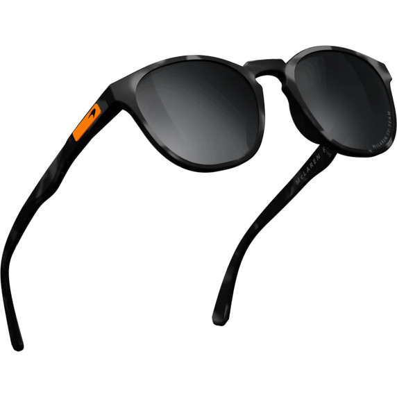 Sungod McLaren F1 Team Tortoise Miras Sunglasses Black Tortoise with Smoke Lens