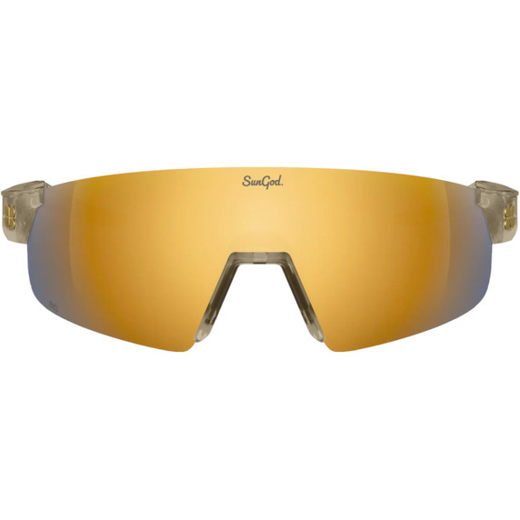 Sungod Ultras Air Sunglasses Desert Sand with Gold Lens