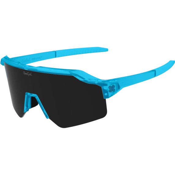Sungod Vulcans Full-frame Sunglasses Aurora Blue with Smoke Lens