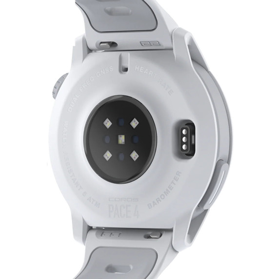 COROS PACE 4 GPS Sports Watch White W/Silicone Band