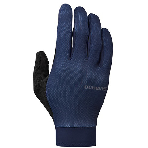 Shimano Explorer Gel Long Finger Gloves Navy