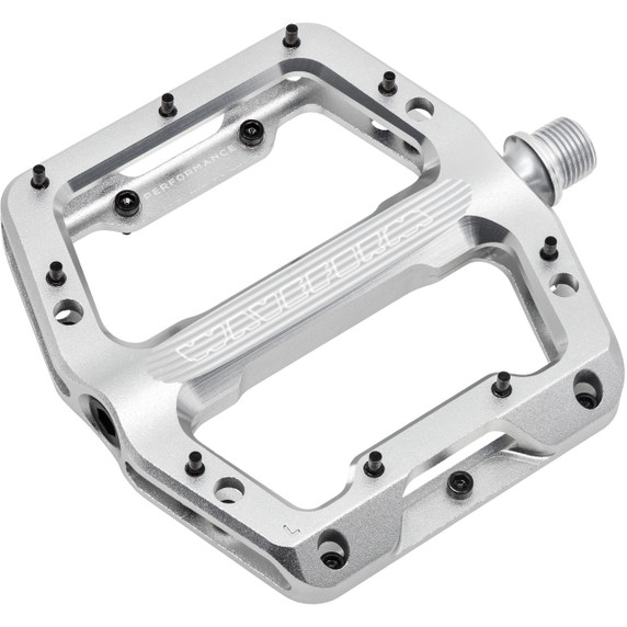 Wolf Tooth Waveform Performance Flat Pedal Raw Silver