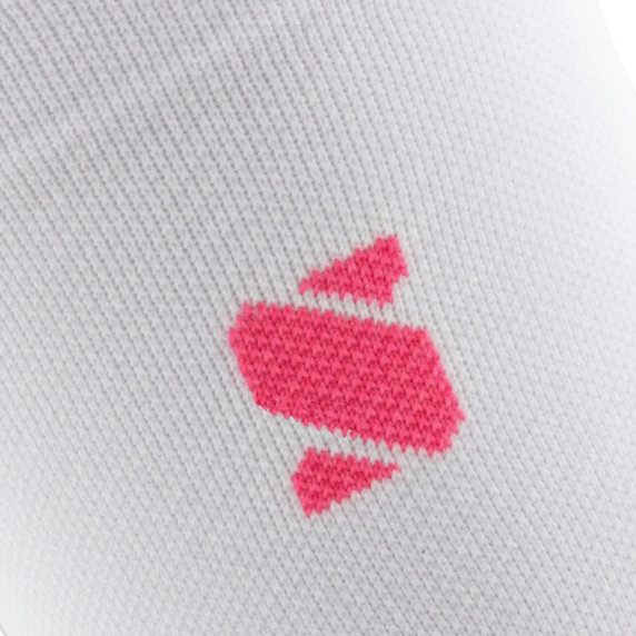 Sockeloen Running Socks White/Neon Pink
