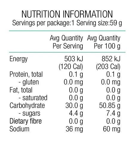 Pure Fluid Energy Gel 59g Raspberry HASTA Certified