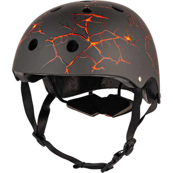 Hornit Cycle Helmet w/LED Light Lava