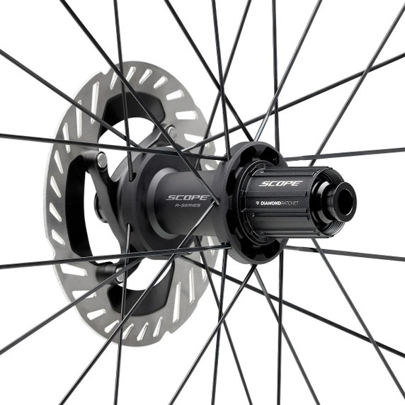 Scope R4 White Disc Brake Wheels