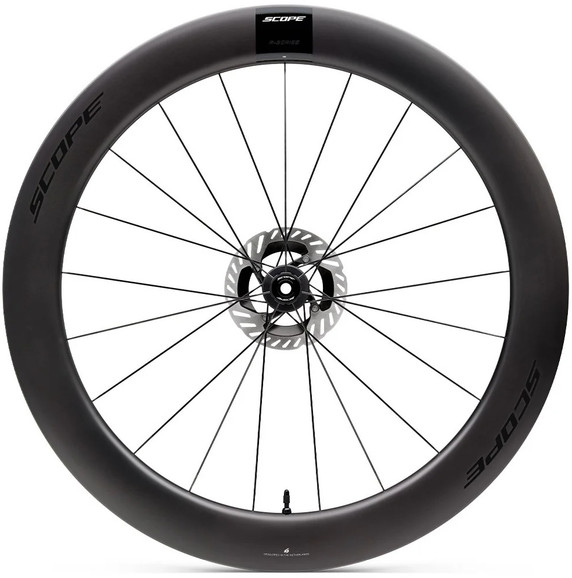 Scope R6 Black Disc Brake Wheels