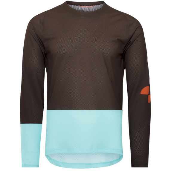 POC Mens Motion Air Long Sleeve Jersey Bronzite Brown/Lazurite Blue