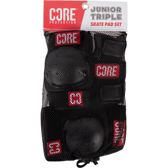 CORE Protction Junior Triple Pad Set Black