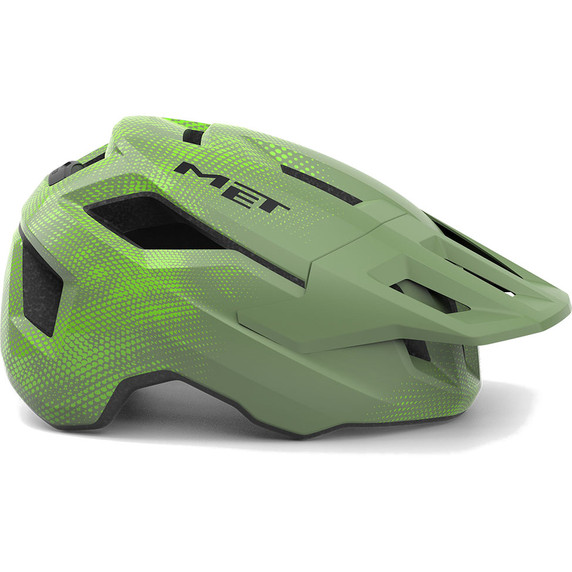 Met Shelter Youth MTB Helmet Green/Lime Unisize