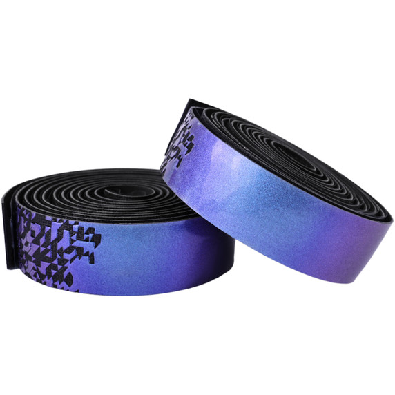 JetBlack JetWrap Silicone Bar Tape Black/Chameleon Blue