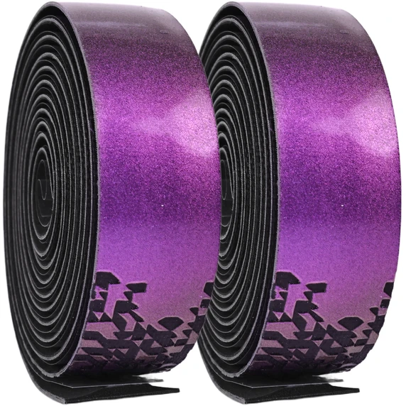 JetBlack JetWrap Silicone Bar Tape Black/Chameleon Purple