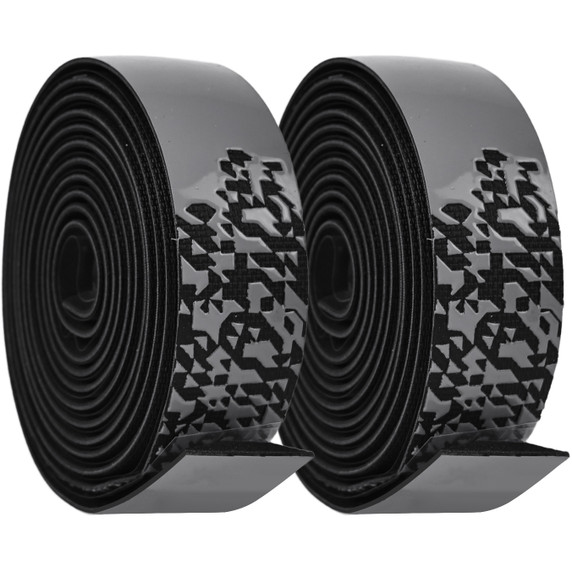 JetBlack JetWrap Silicone Bar Tape Black/Grey
