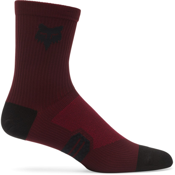 Fox 8" Ranger Unisex Socks Dark Maroon