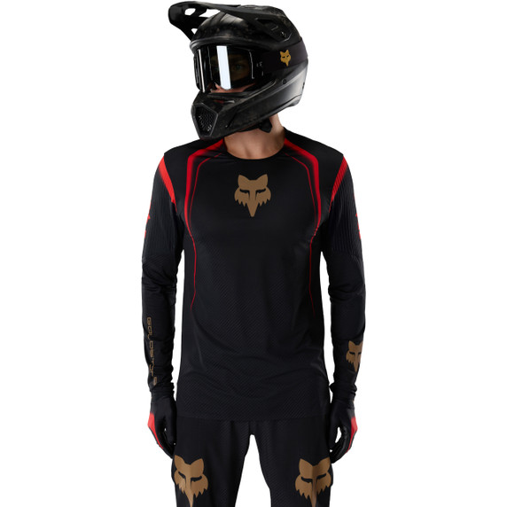 Fox Flexair Long Sleeve Men's Jersey Goldstone SE Black