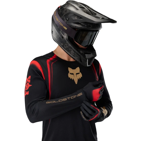 Fox Flexair Long Sleeve Men's Jersey Goldstone SE Black