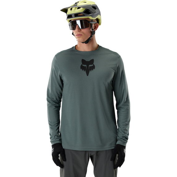 Fox Ranger Long Sleeve Men's Jersey Fox Head Sage