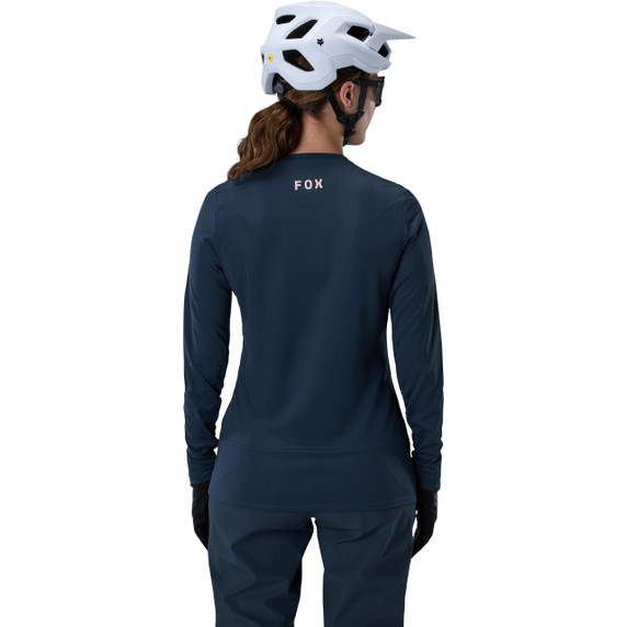Fox Ranger Long Sleeve Women's Jersey Fox Head Galaxy Blue