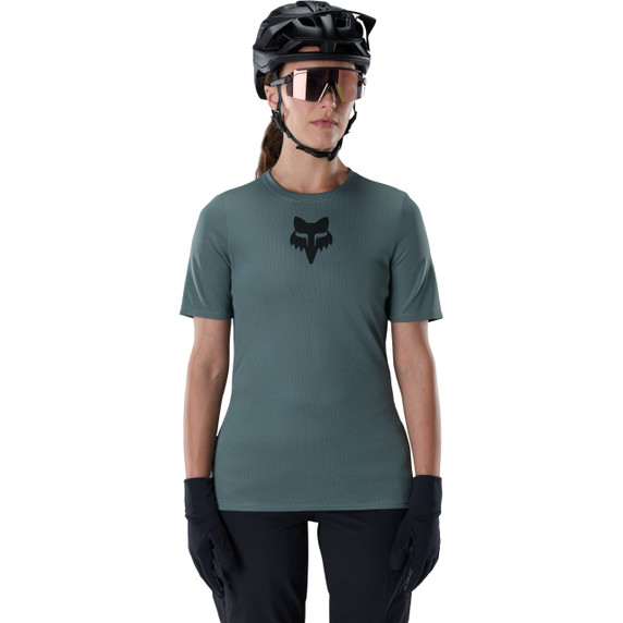 Fox Ranger Short Sleeve Women's Jersey Fox Head Sage