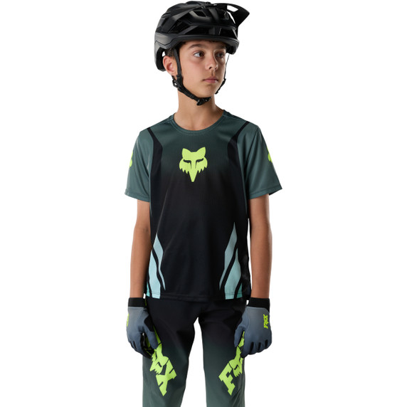 Fox Ranger Short Sleeve Youth Jersey Foundry Sage