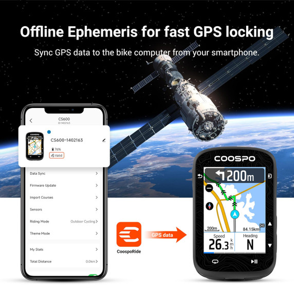 Coospo CS600 GPS Bike Computer