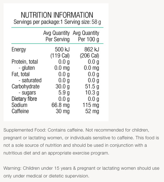 Pure Fluid Energy Gel 58g Cola + Caffeine