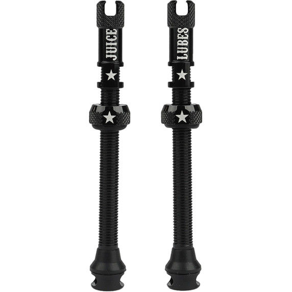 Juice Lubes Tubeless Valves Black 65mm