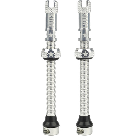 Juice Lubes Tubeless Valves Silver 65mm