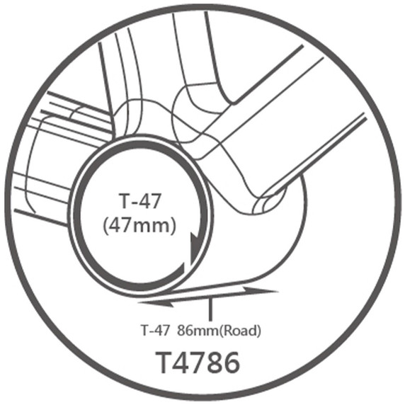 Tripeak Jetstream PRO Ceramic 3-in-1 (24/29/30mm) T47 IB 86mm Bottom Bracket