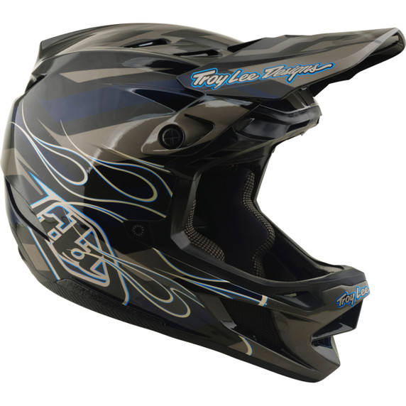 Troy Lee Designs D4 AS Composite Unisex Helmet Burst Grey