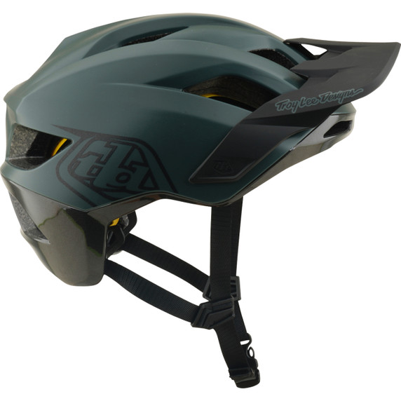 Troy Lee Designs Flowline AS Unisex Helmet Point Dark Forest/Charcoal