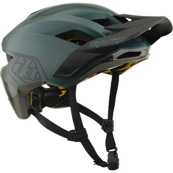 Troy Lee Designs Flowline AS Unisex Helmet Point Dark Forest/Charcoal