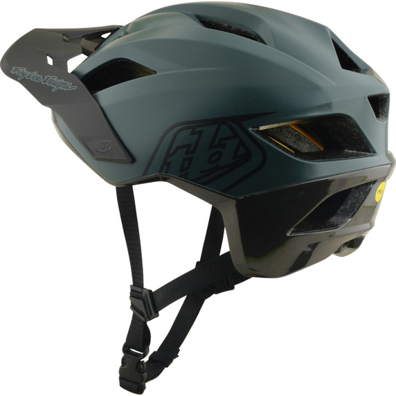 Troy Lee Designs Flowline AS Unisex Helmet Point Dark Forest/Charcoal