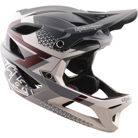 Troy Lee Designs Stage 2 AS Unisex Helmet Amper Grey/Pumice