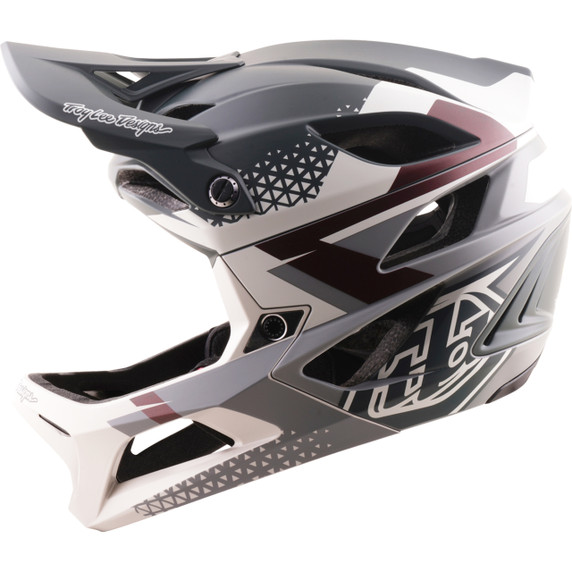 Troy Lee Designs Stage 2 AS Unisex Helmet Amper Grey/Pumice