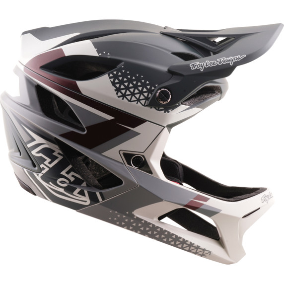 Troy Lee Designs Stage 2 AS Unisex Helmet Amper Grey/Pumice