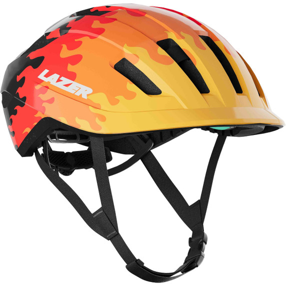 Lazer J1 KinetiCore Youth Helmet Flames Unisize