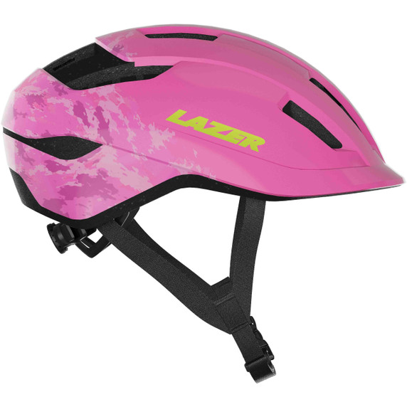 Lazer J1 KinetiCore Youth Helmet Pink Clouds Unisize