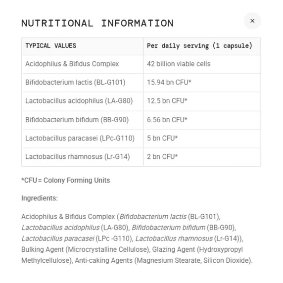 SIS Biotic Complex 30 Capsules