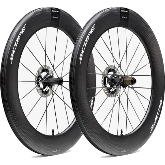 Scope Artech 8.T White Disc Brake Wheels